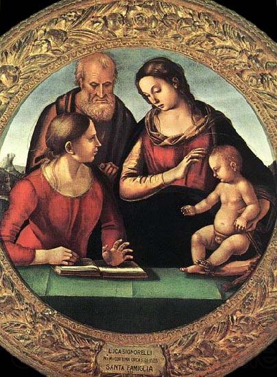 Luca Signorelli Madonna and Child with St Joseph and Another Saint Spain oil painting art